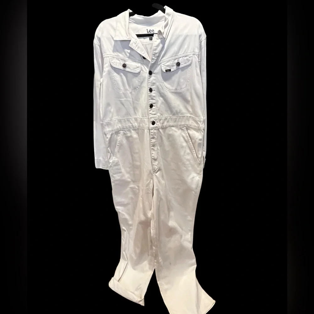 NWOT Lee Union Alls Twill Denim Jumpsuit - Picture 1 of 7